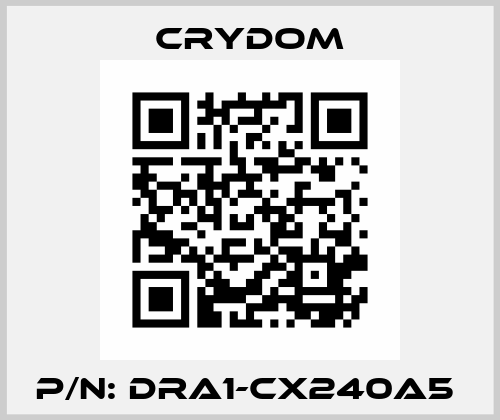 P/N: DRA1-CX240A5  Crydom
