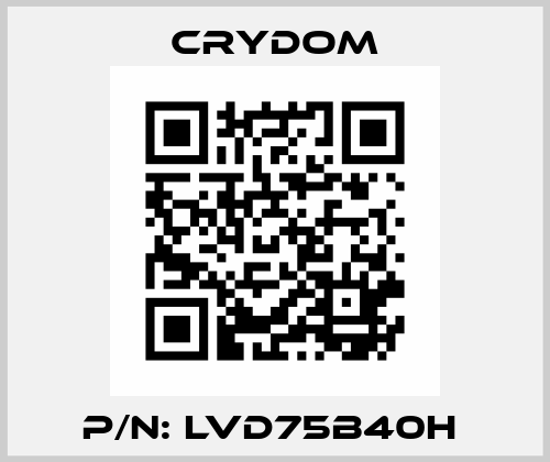 P/N: LVD75B40H  Crydom