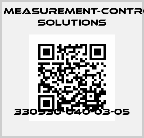 330930-040-03-05 GE Measurement-Control Solutions
