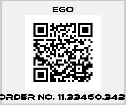 Order No. 11.33460.342  EGO