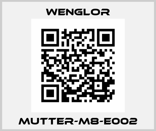 MUTTER-M8-E002 Wenglor