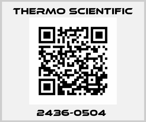 2436-0504  Thermo Scientific