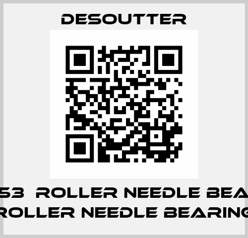 375353  ROLLER NEEDLE BEARING  ROLLER NEEDLE BEARING Desoutter