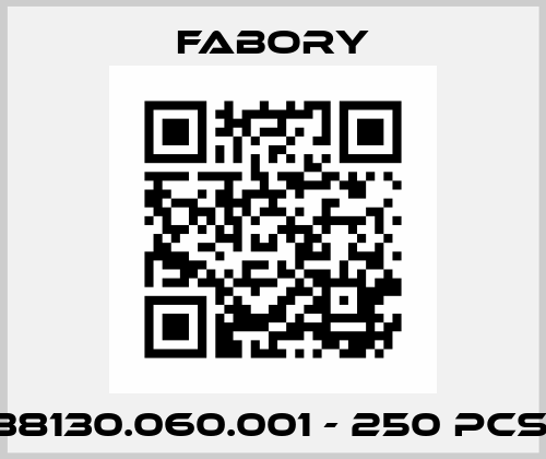 38130.060.001 - 250 PCS. Fabory