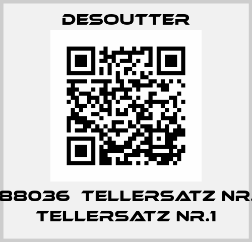 388036  TELLERSATZ NR.1  TELLERSATZ NR.1 Desoutter