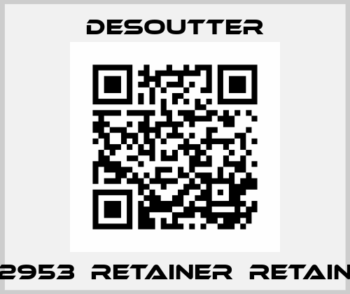392953  RETAINER  RETAINER Desoutter