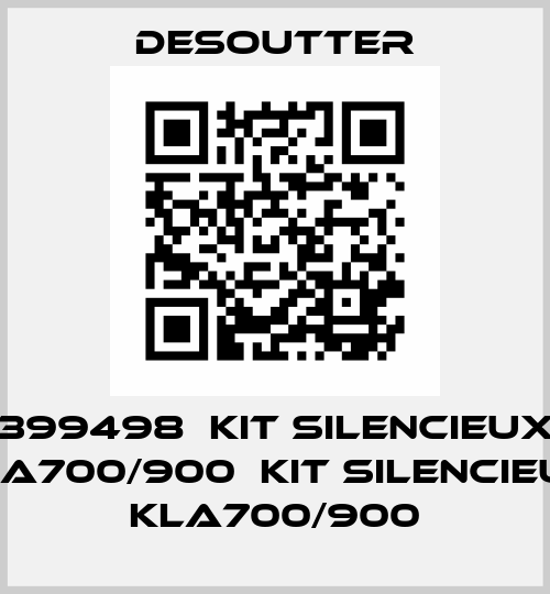 399498  KIT SILENCIEUX KLA700/900  KIT SILENCIEUX KLA700/900 Desoutter