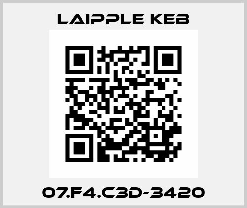 07.F4.C3D-3420 LAIPPLE KEB