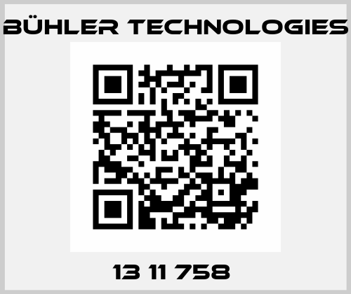 13 11 758  Bühler Technologies