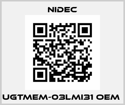 UGTMEM-03LMI31 oem  Nidec Techno Motor Corporation
