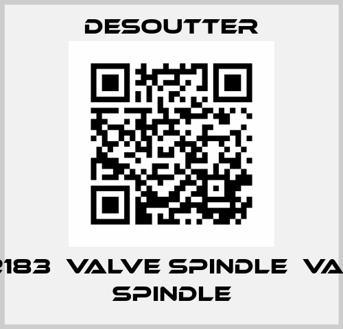 452183  VALVE SPINDLE  VALVE SPINDLE Desoutter