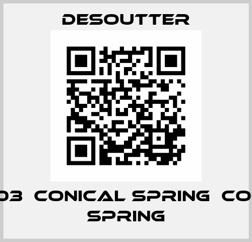 455603  CONICAL SPRING  CONICAL SPRING Desoutter