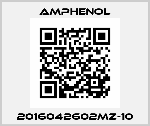 2016042602MZ-10 Amphenol