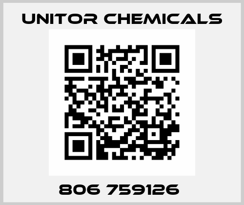 806 759126  Unitor Chemicals