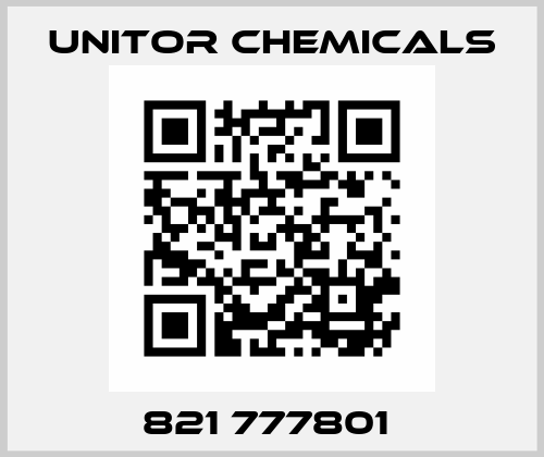 821 777801  Unitor Chemicals