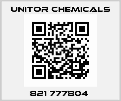 821 777804  Unitor Chemicals