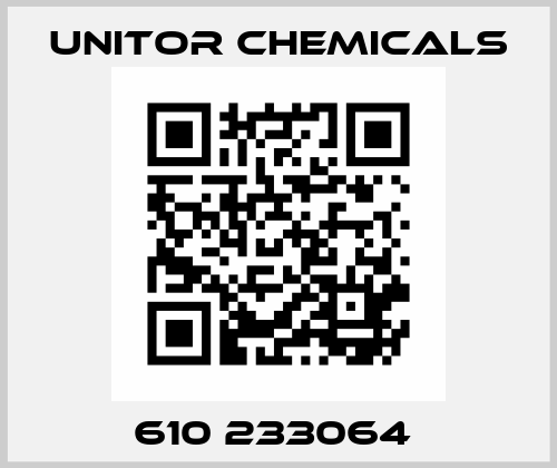 610 233064  Unitor Chemicals