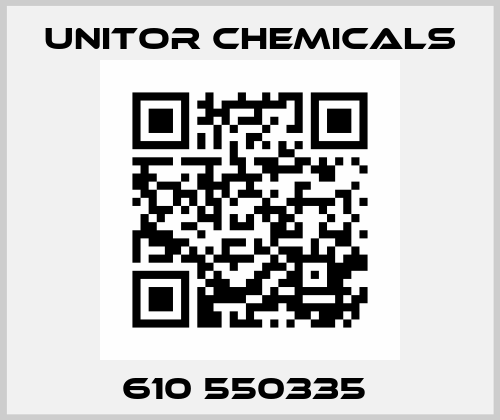 610 550335  Unitor Chemicals