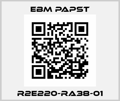 R2E220-RA38-01 EBM Papst