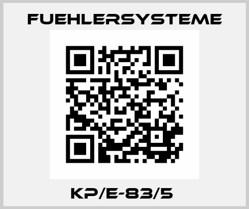 KP/E-83/5  FuehlerSysteme