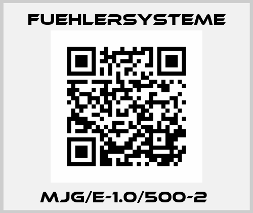 MJG/E-1.0/500-2  FuehlerSysteme