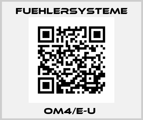 OM4/E-U  FuehlerSysteme