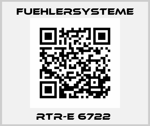 RTR-E 6722  FuehlerSysteme