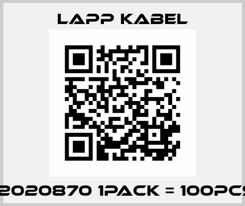 52020870 1PACK = 100PCS. Lapp Kabel
