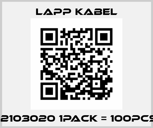 52103020 1PACK = 100PCS. Lapp Kabel