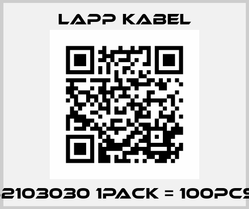 52103030 1PACK = 100PCS. Lapp Kabel