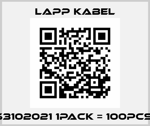 53102021 1PACK = 100PCS. Lapp Kabel