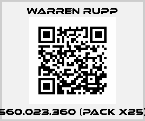 560.023.360 (pack x25) Warren Rupp