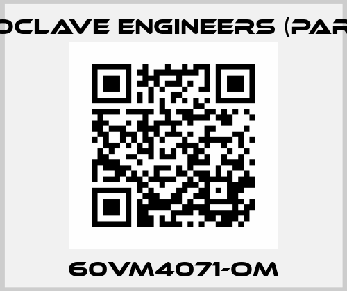 60VM4071-OM Autoclave Engineers (Parker)