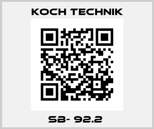SB- 92.2  Koch Technik