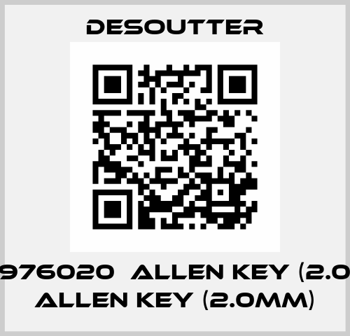 6153976020  ALLEN KEY (2.0MM)  ALLEN KEY (2.0MM) Desoutter