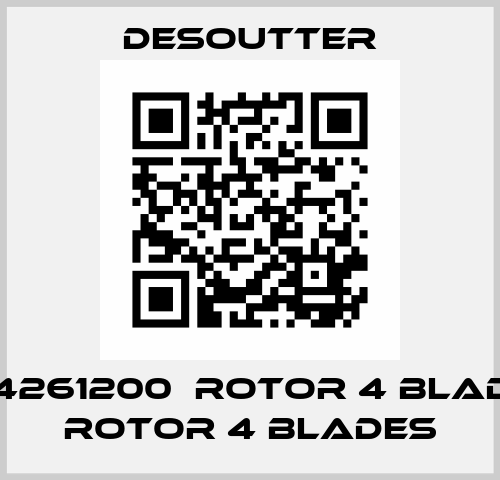 6154261200  ROTOR 4 BLADES  ROTOR 4 BLADES Desoutter