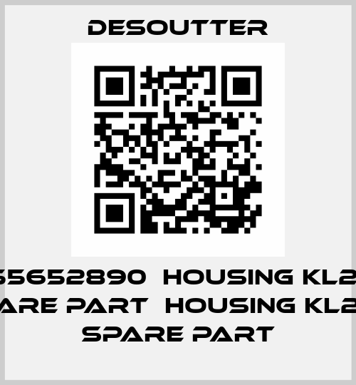 6155652890  HOUSING KL285 SPARE PART  HOUSING KL285 SPARE PART Desoutter
