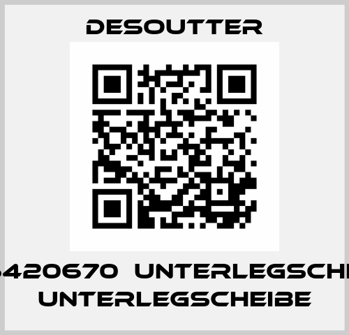 6156420670  UNTERLEGSCHEIBE  UNTERLEGSCHEIBE Desoutter