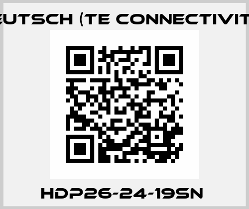 HDP26-24-19SN  Deutsch (TE Connectivity)