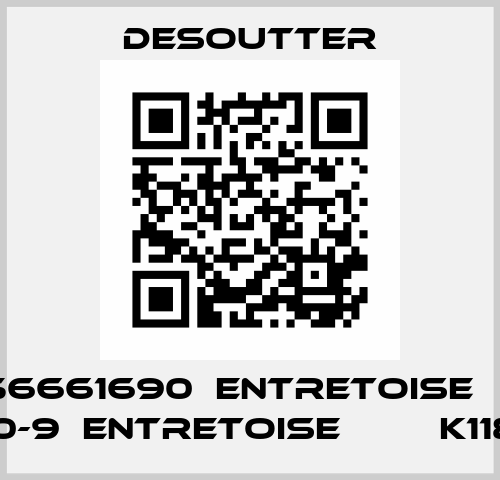 6156661690  ENTRETOISE         K1180-9  ENTRETOISE         K1180-9 Desoutter