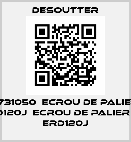 6156731050  ECROU DE PALIER        ERD120J  ECROU DE PALIER        ERD120J Desoutter