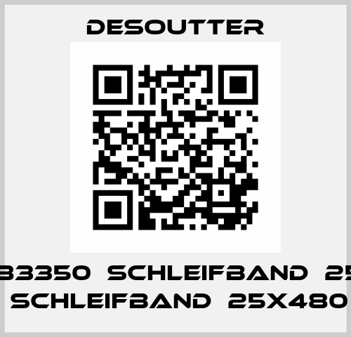 6158483350  SCHLEIFBAND  25X480 K 60  SCHLEIFBAND  25X480 K 60 Desoutter