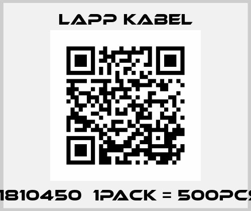 61810450  1PACK = 500PCS. Lapp Kabel