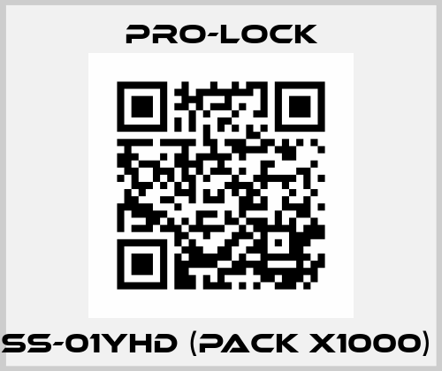 SS-01YHD (pack x1000)  Pro-lock