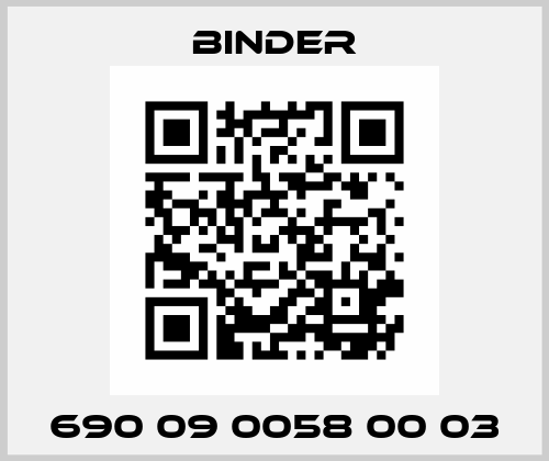 690 09 0058 00 03 Binder