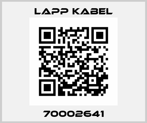 70002641 Lapp Kabel