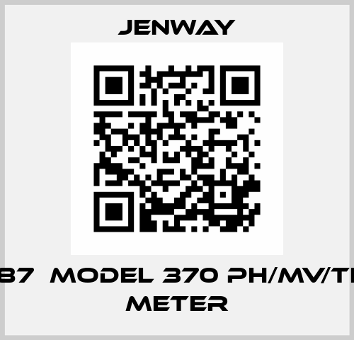 72887  Model 370 pH/mV/temp meter Jenway