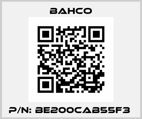 P/N: BE200CAB55F3  Bahco