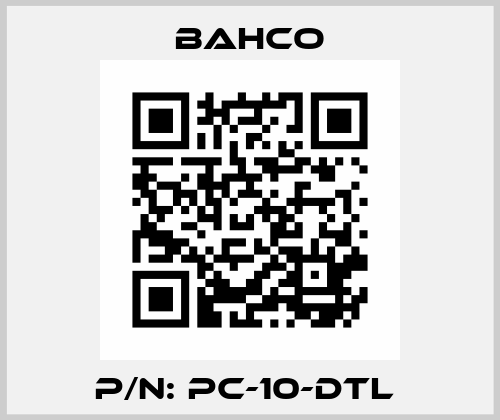 P/N: PC-10-DTL  Bahco