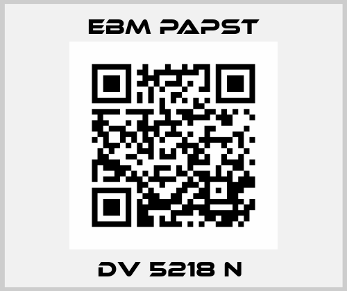 DV 5218 N  EBM Papst